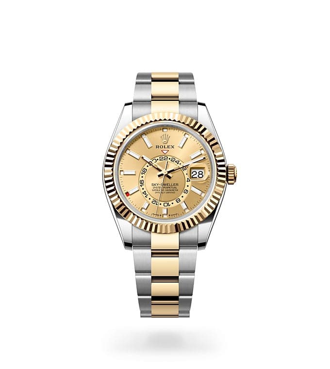 Rolex gold hotsell sky dweller