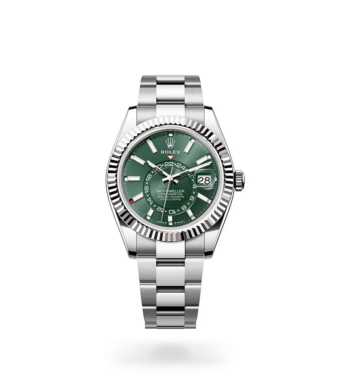 Rolex sky dweller oyster perpetual superlative chronometer price 2025