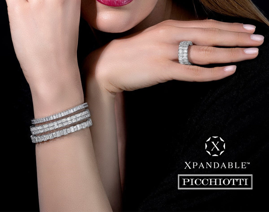 Expandable diamond bracelets
