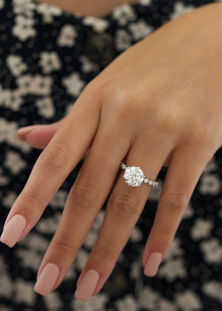 Buy Royal Gems 3 Carat Diamond Ring For Women Gold Ki Anguthi D Color VVS1  Best Cut Real Hira Heera Stone Original Certified AAA+++ Quality Engagement  Ring for Girls हीरे की अंगूठी