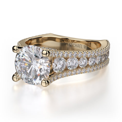Michael M Crown Engagement Ring R782-1.5 | Thom Duma Fine Jewelers |  Warren, Ohio's Premier Jewelry Store