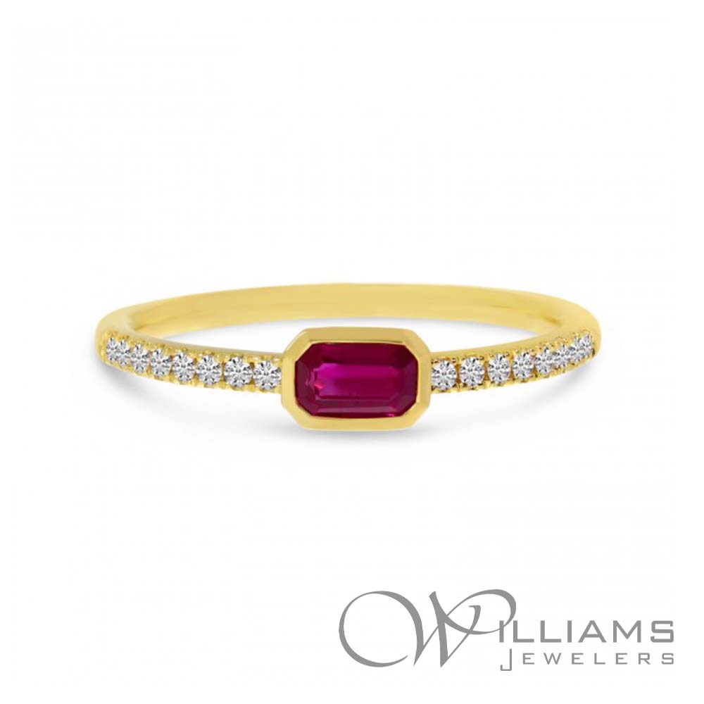 Brevani 14 Karat Ruby Ring – Williams Jewelers